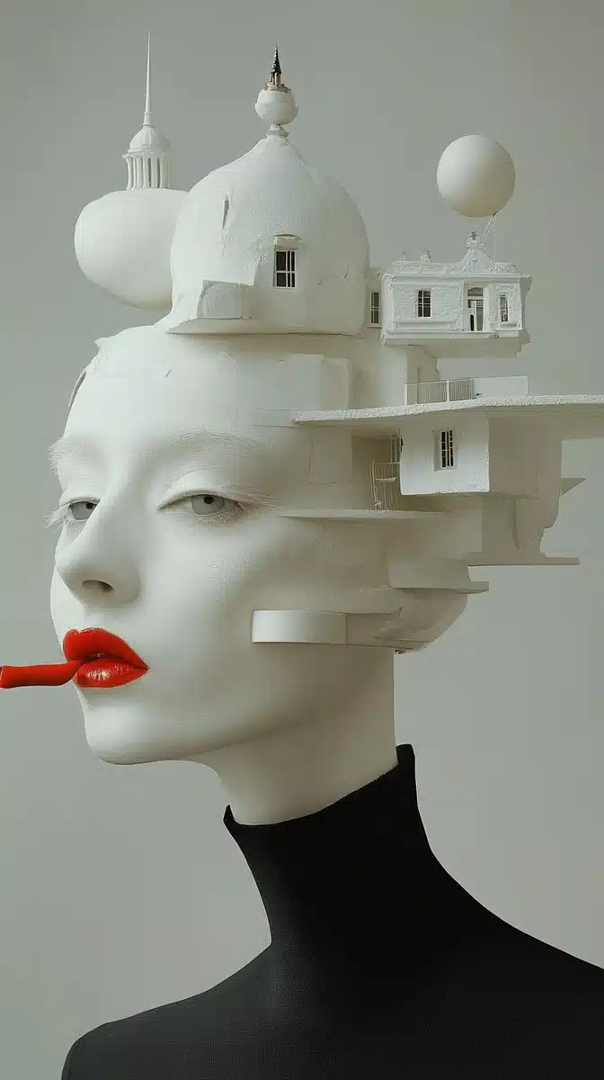 Surreal Glamour with Models Midjourney提示词