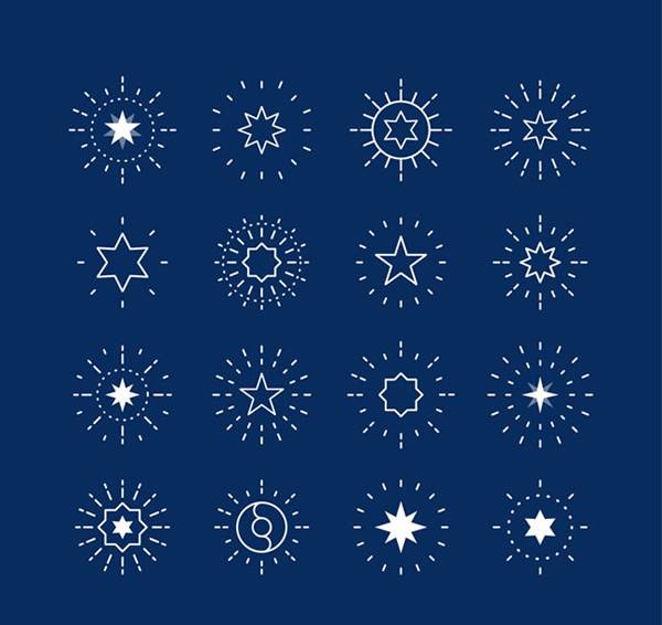 星星图标矢量