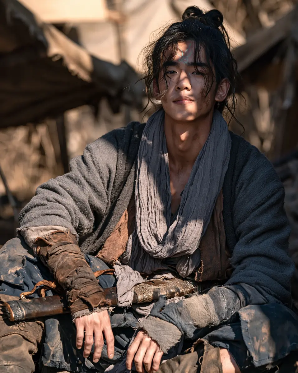 Cinematic Mythic Chinese Hero Midjourney提示词