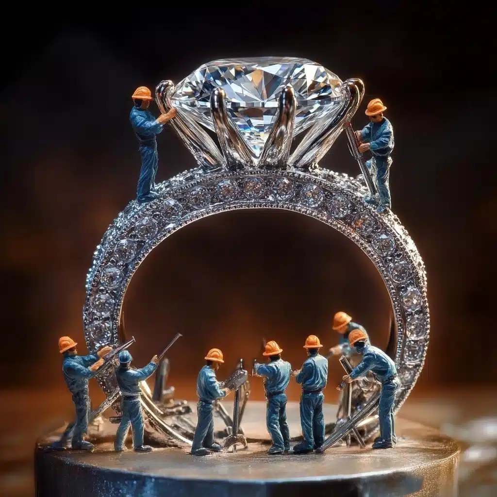 Decorative Ring with Workers Midjourney提示词