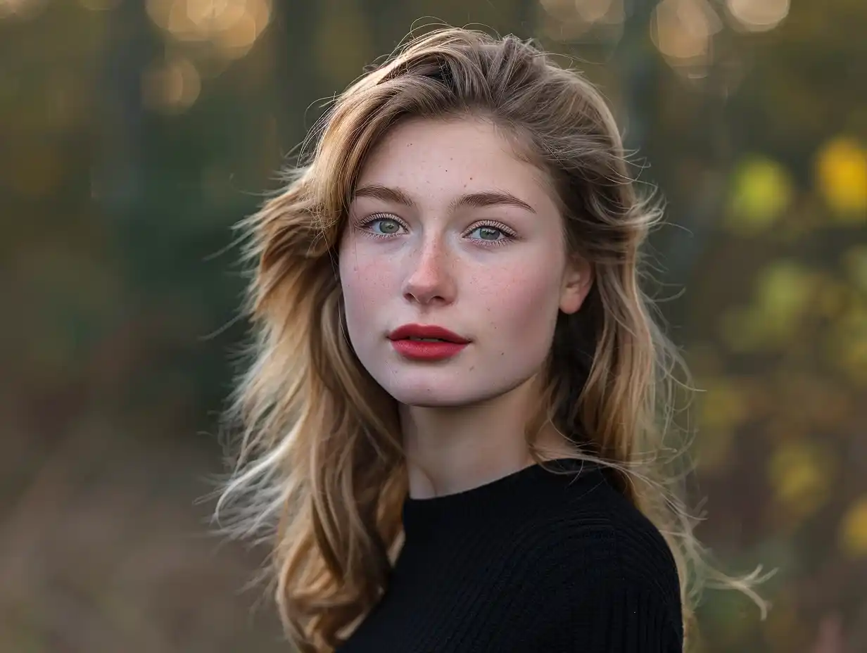 Canon Woman Portrait Raw Midjourney提示词