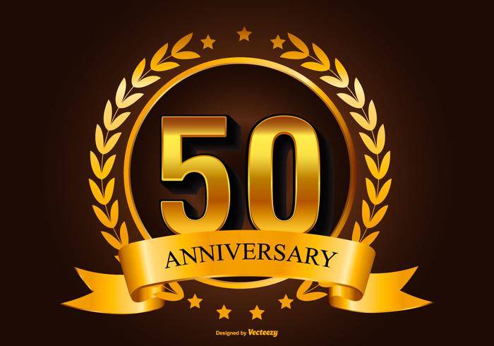 金50周年插画