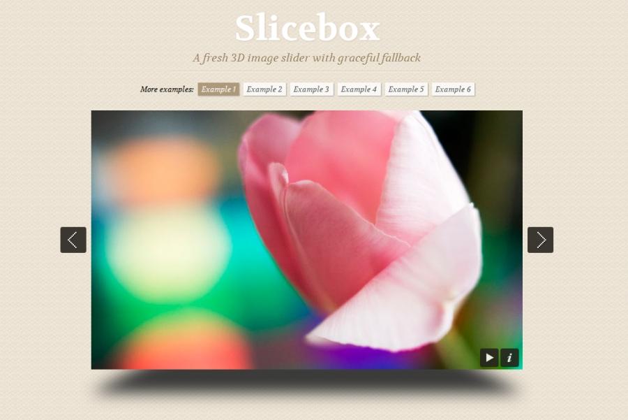 Slicebox焦点图3D切换jQuery代码