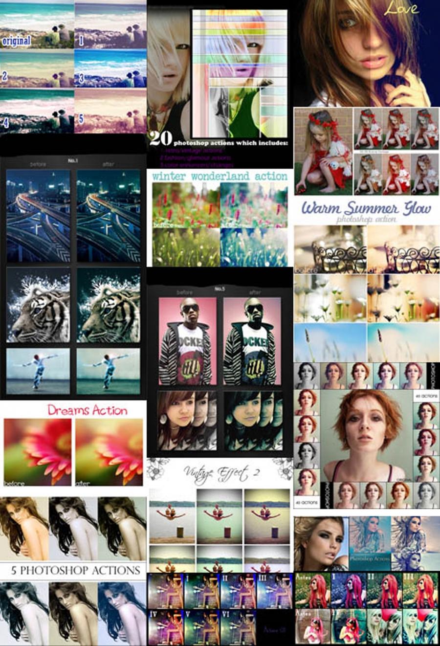 Photoshop  调色动作集（四）  