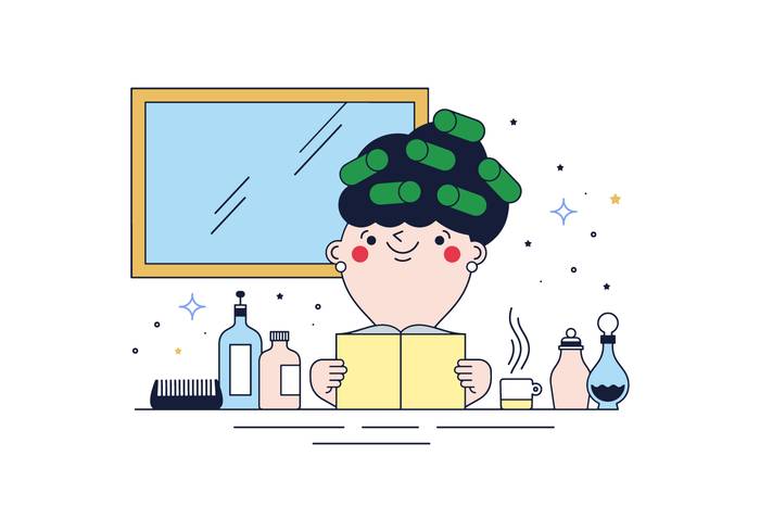 免费美发沙龙矢量