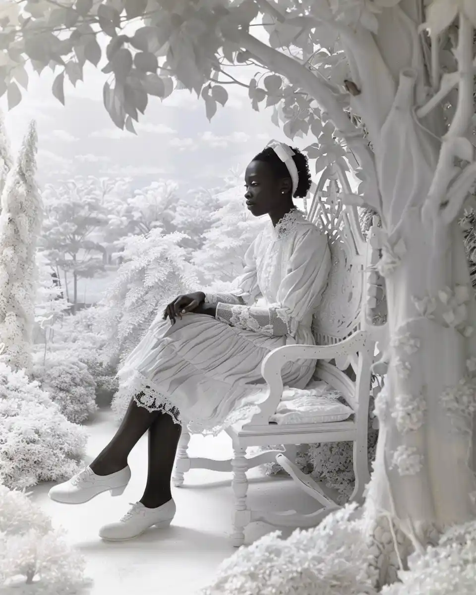 Infrared Afroamerican Portraits Tim Walker Kinetic Sculptures Midjourney提示词