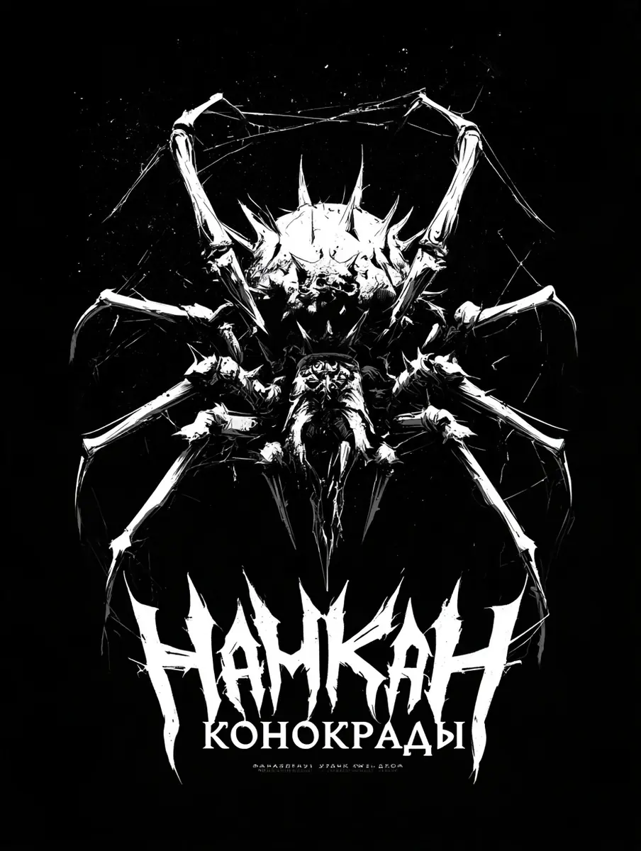 Metal Band Logo Design Midjourney提示词
