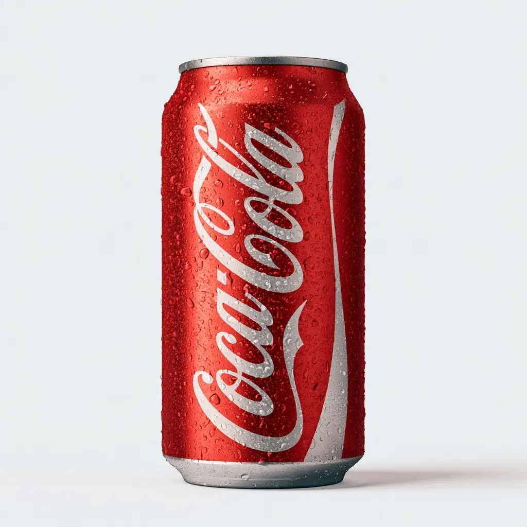 Coke On White Background Midjourney提示词