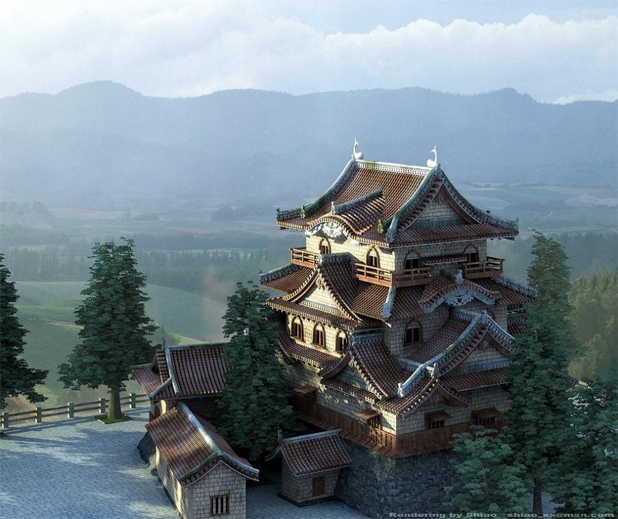 日式&nbsp;3D&nbsp;素材