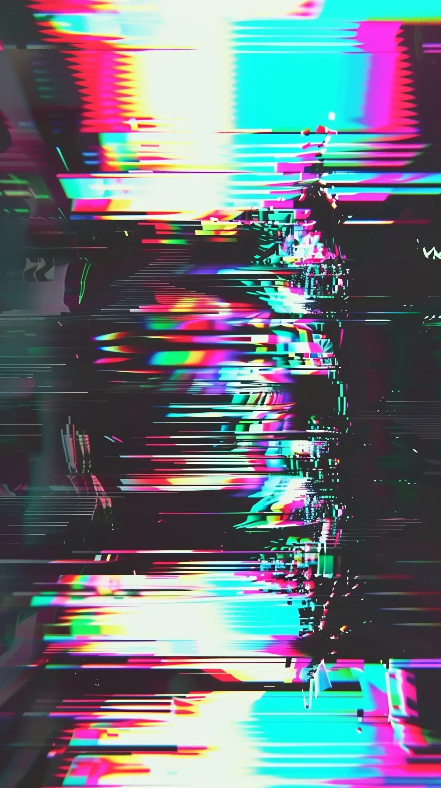 Distorted Glitch Video Midjourney提示词