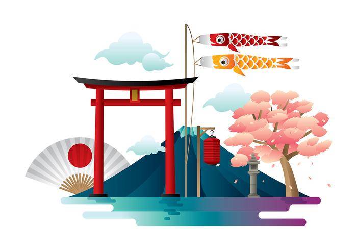日本的Torii矢量