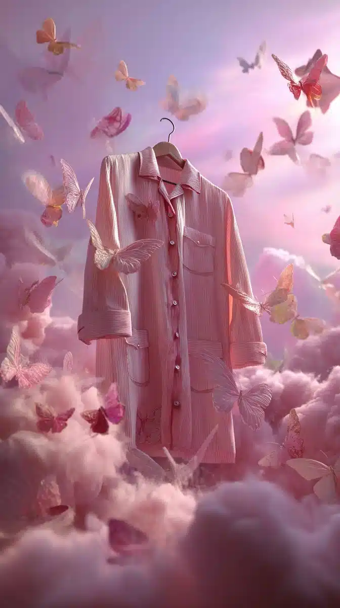 Dreamlike Pajamas Among Clouds Midjourney提示词