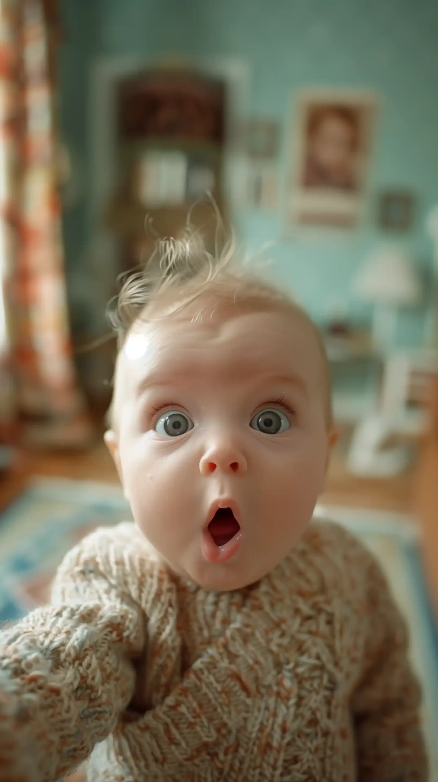 Unflattering Baby Selfie Midjourney提示词