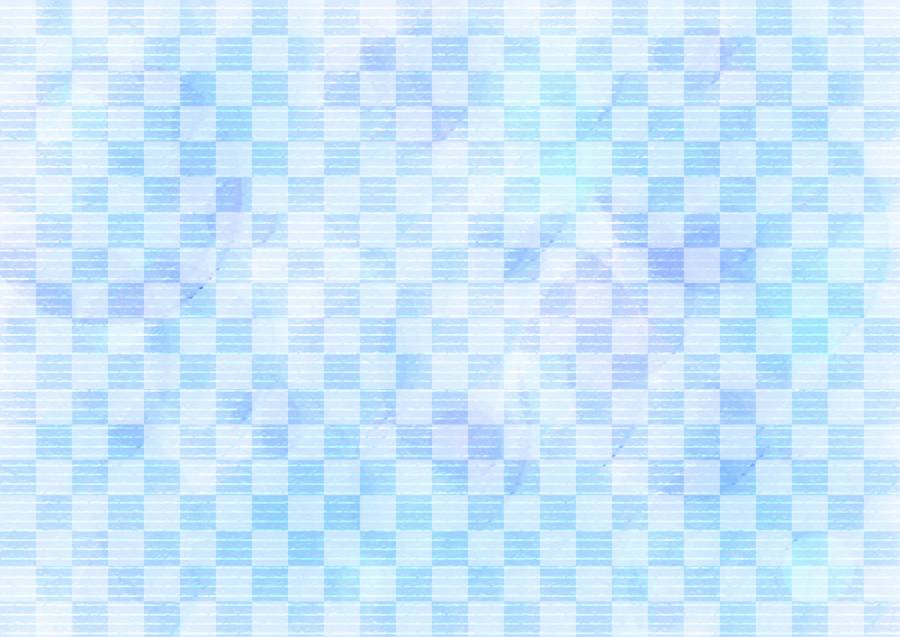 Pastel_格子_蓝色背景