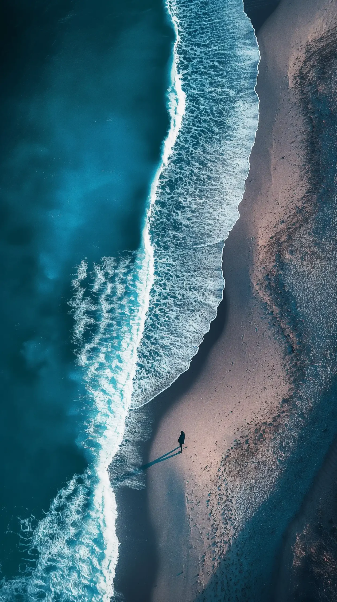 Twilight Beach in Raw Midjourney提示词
