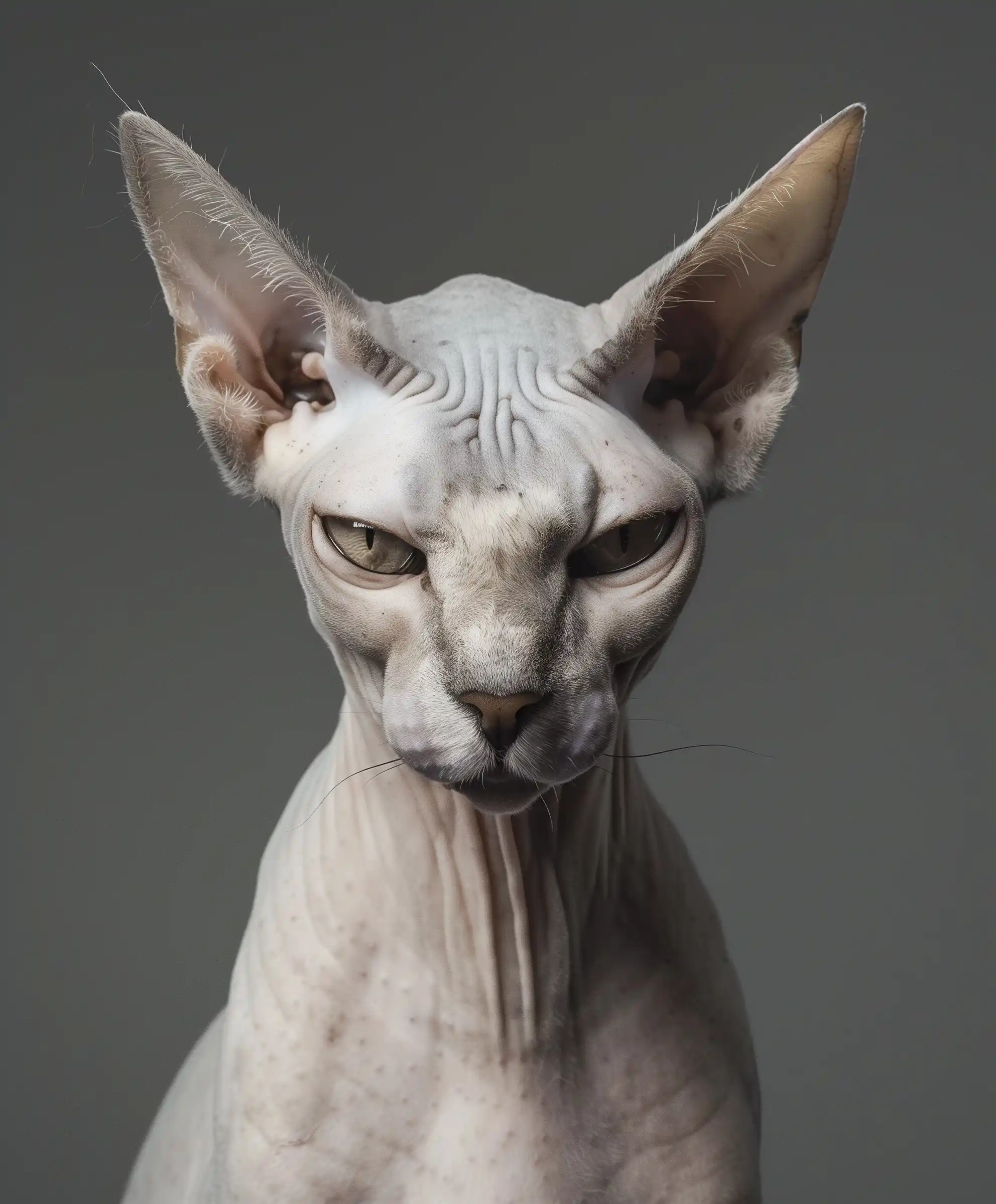 Photorealistic Sphinx Cat Midjourney提示词
