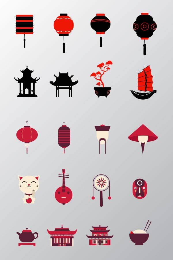 中国风主题元素