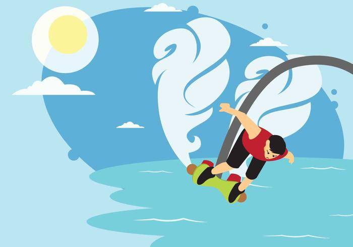 极端Flyboarding水射流传染媒介