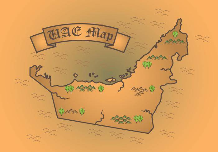 阿联酋童话世界地图