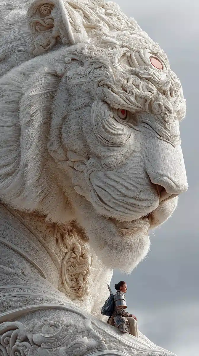 Joseon Tiger with General Midjourney提示词