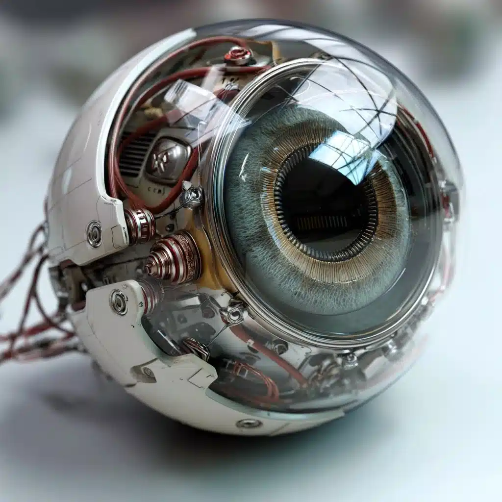 Detailed Robotic Eyeball Midjourney提示词