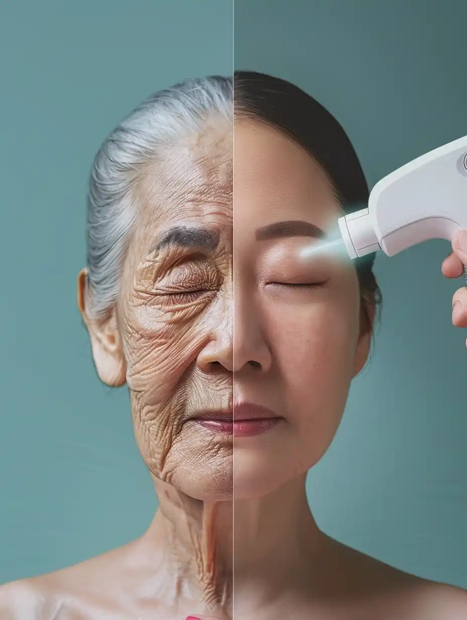 Ultra-Realistic Wrinkle Repair Midjourney 提示词生成效果
