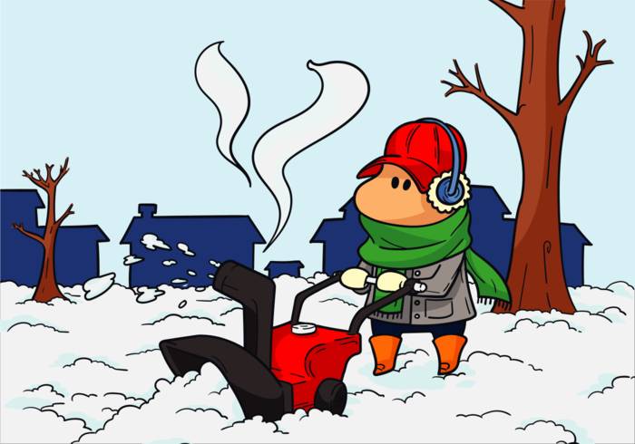吹雪机矢量图
