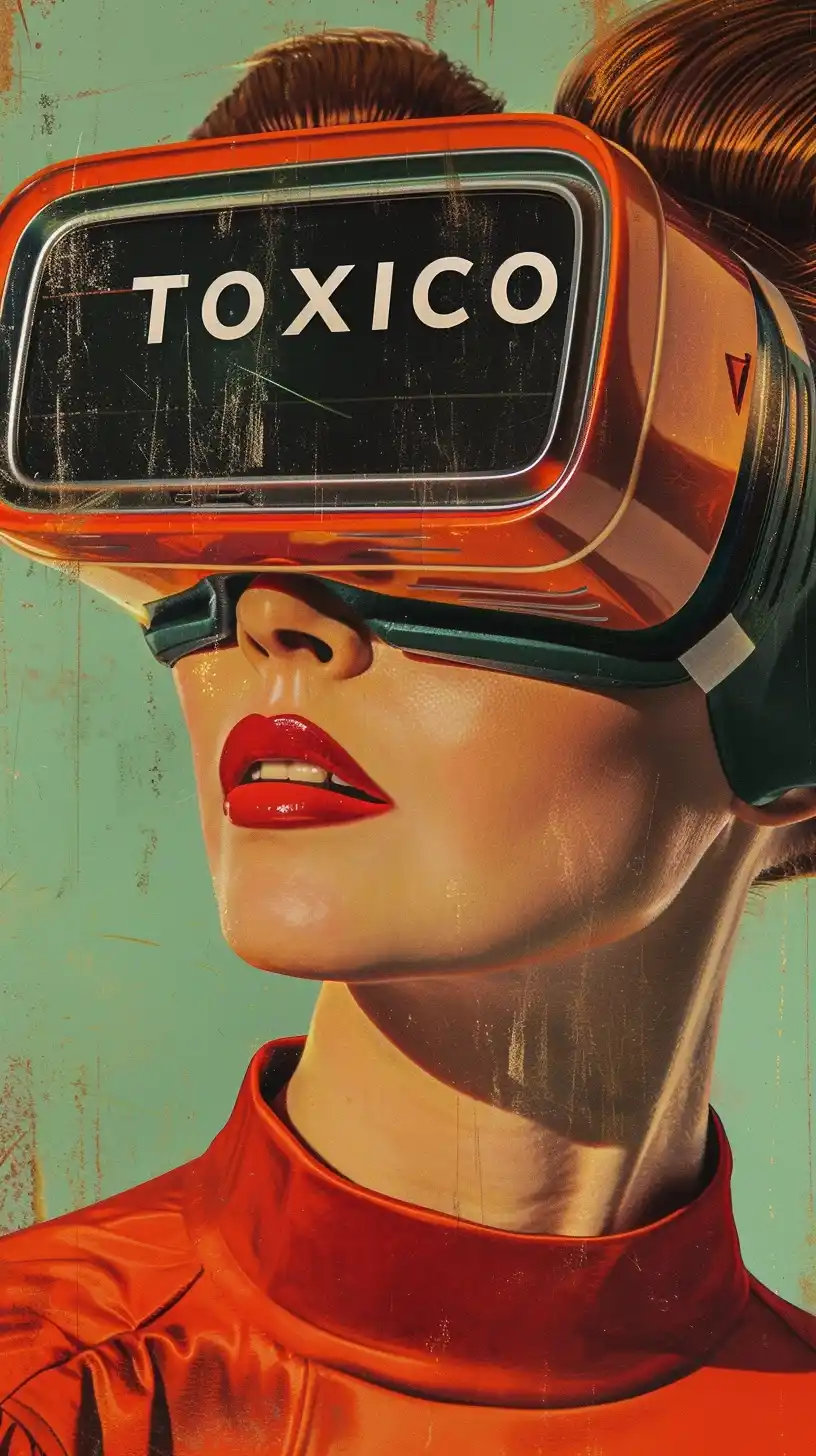 TOXICO VR 1970s Ad Midjourney提示词
