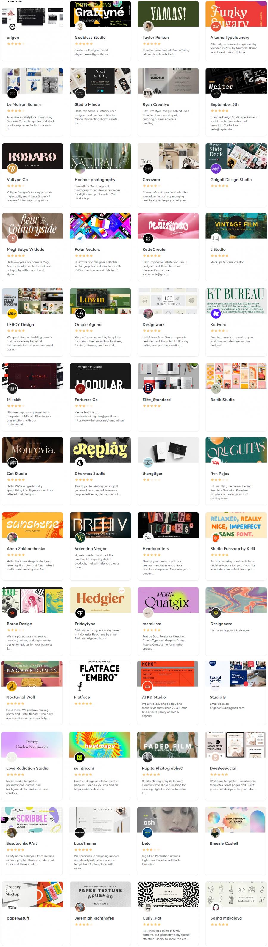 2023年的7月creativemarket.com网站分享价值高达 1000 美元的素材资源打包下载