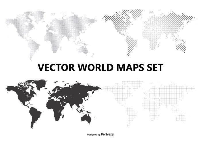 矢量世界地图套