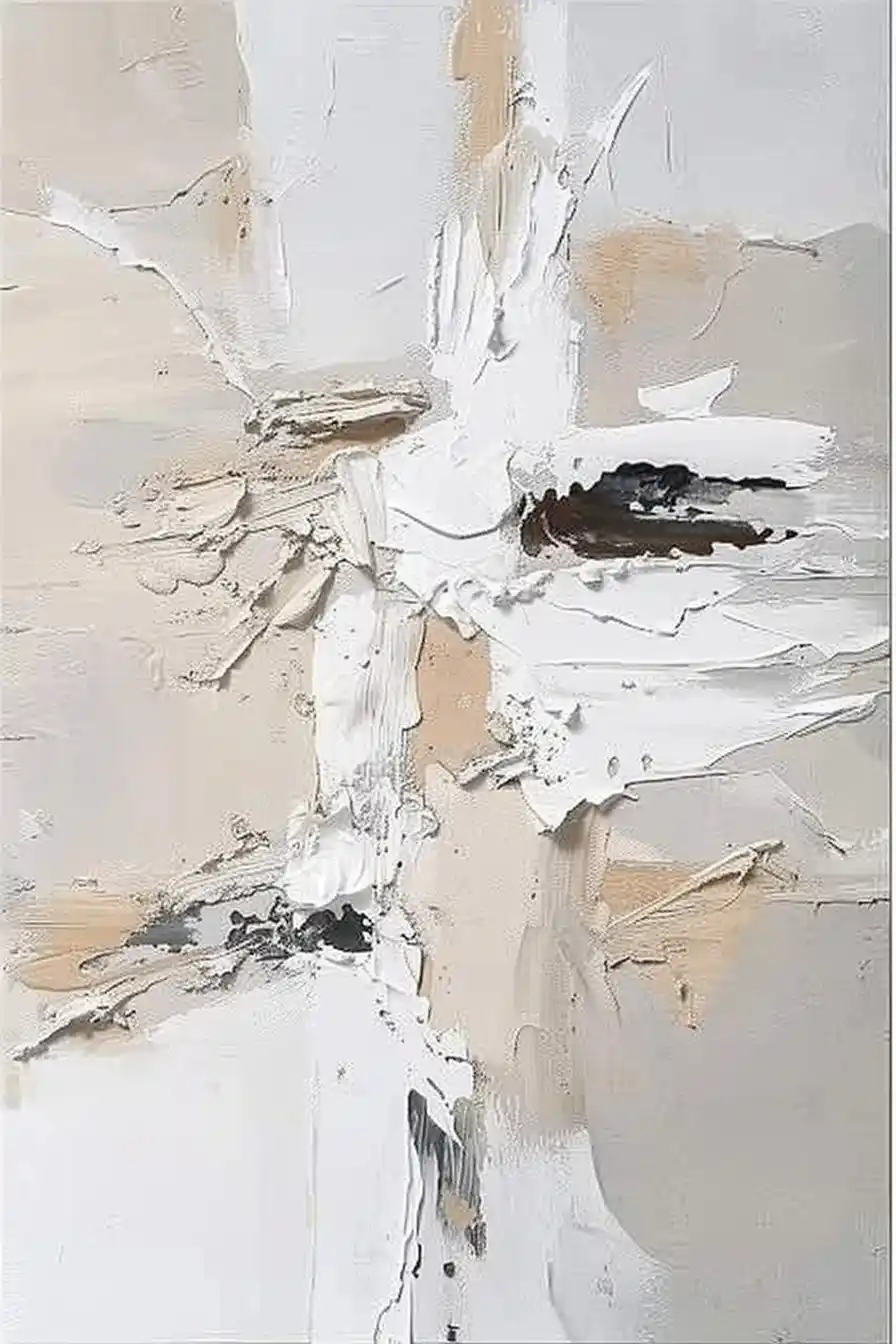 Textured Neutral Abstraction Midjourney提示词