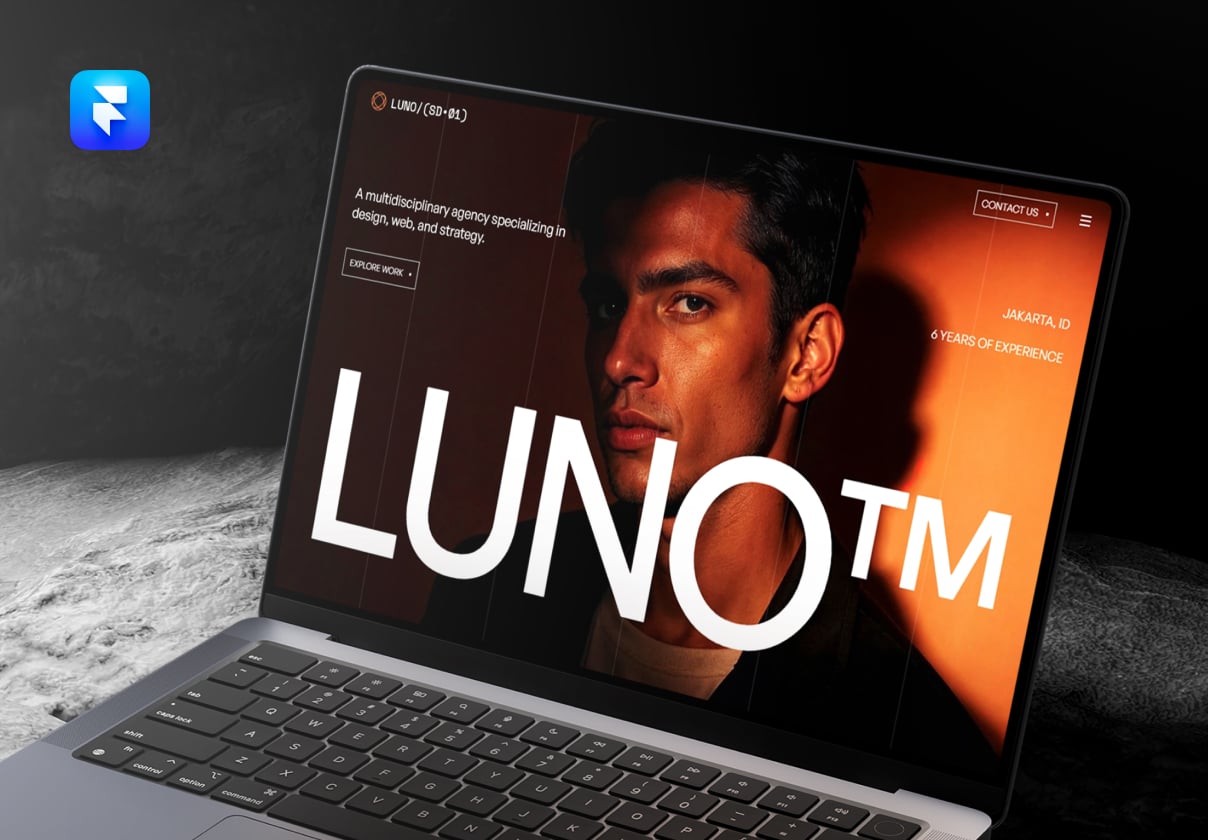 现代数字代理商Framer模板（Luno），Luno - Modern Digital Agency Framer Template