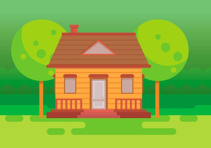在自然传染媒介的假期小屋