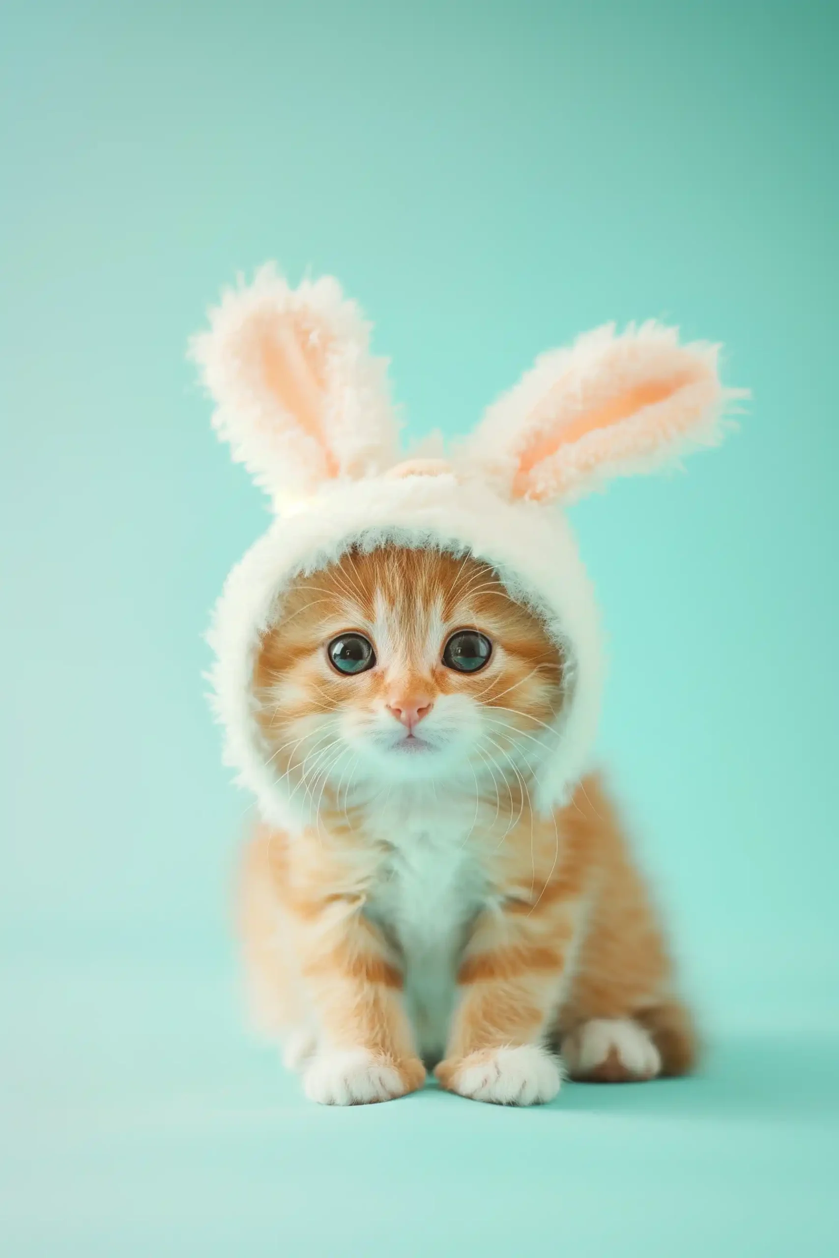 Bunny Kitten Portrait Midjourney提示词