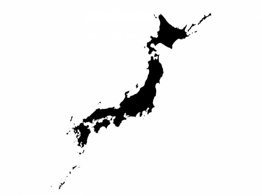 日本地图[4]矢量素材
