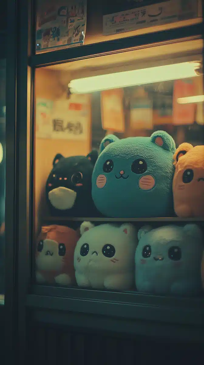 Anime Plush Toy Ball Midjourney提示词