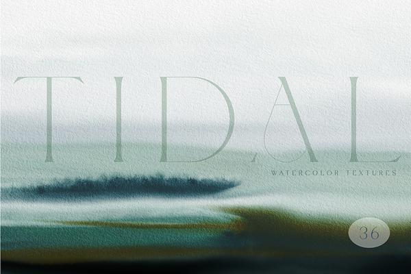Tidal Watercolor Textures