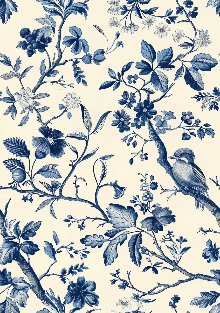 Toile Pattern Photography – Raw Midjourney提示词