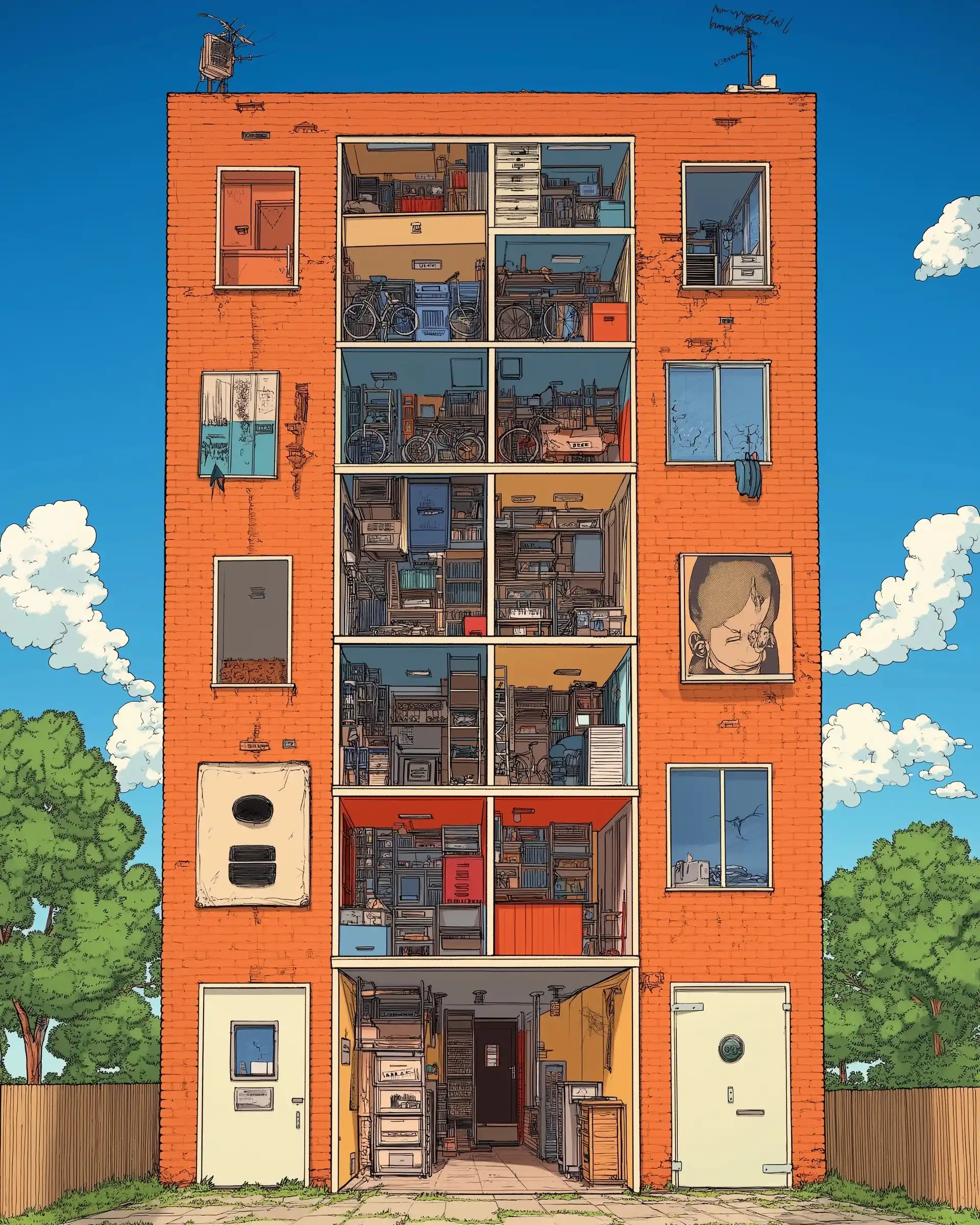 Dickensian New York Illustration Midjourney提示词
