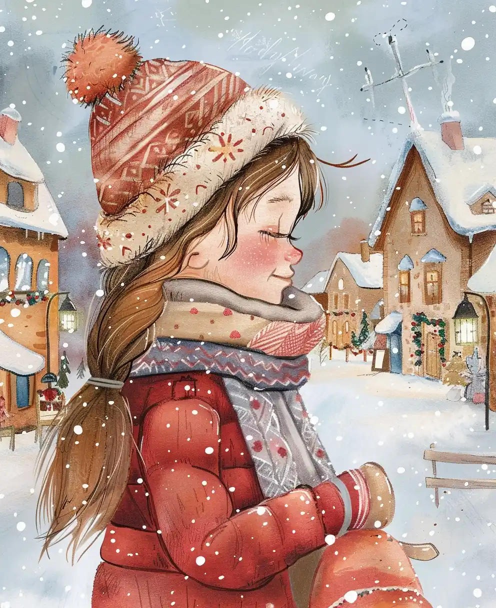 Arctic Explorer Girl Midjourney提示词