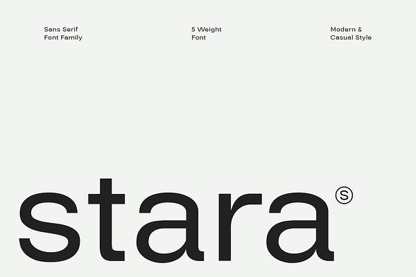 Stara Sans Serif Font