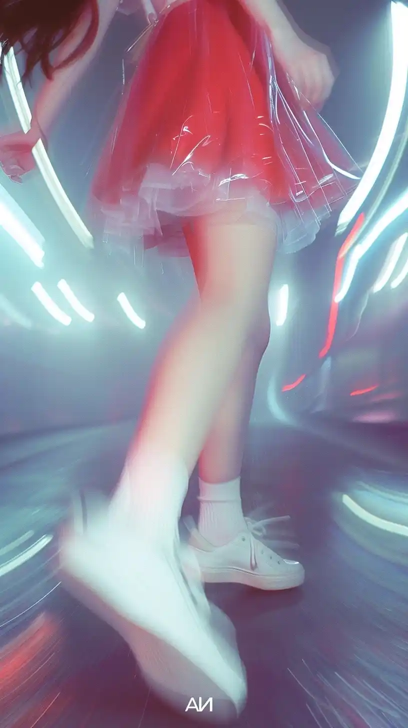 Plastic Skirt Dance Ultra-Realism Midjourney提示词