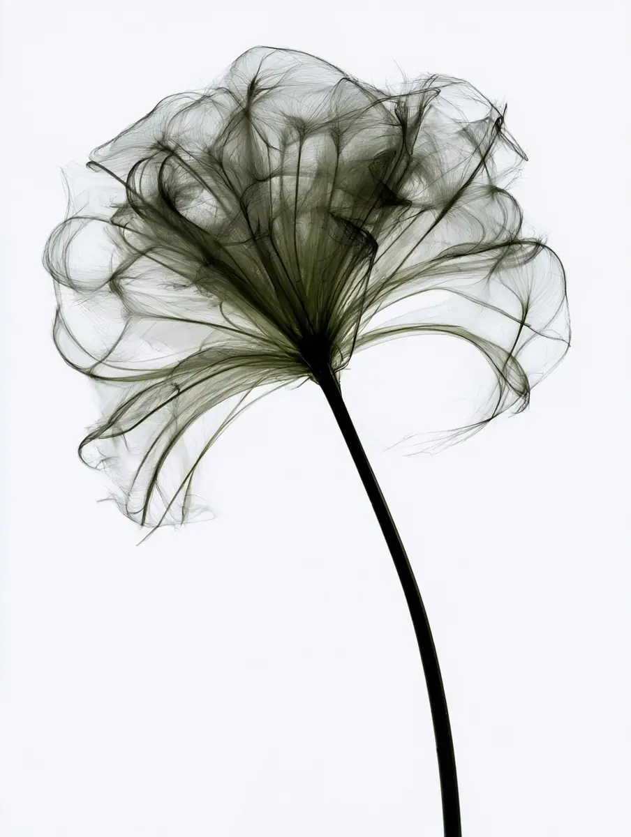 Backlit Cyperus Papyrus Photography Midjourney提示词