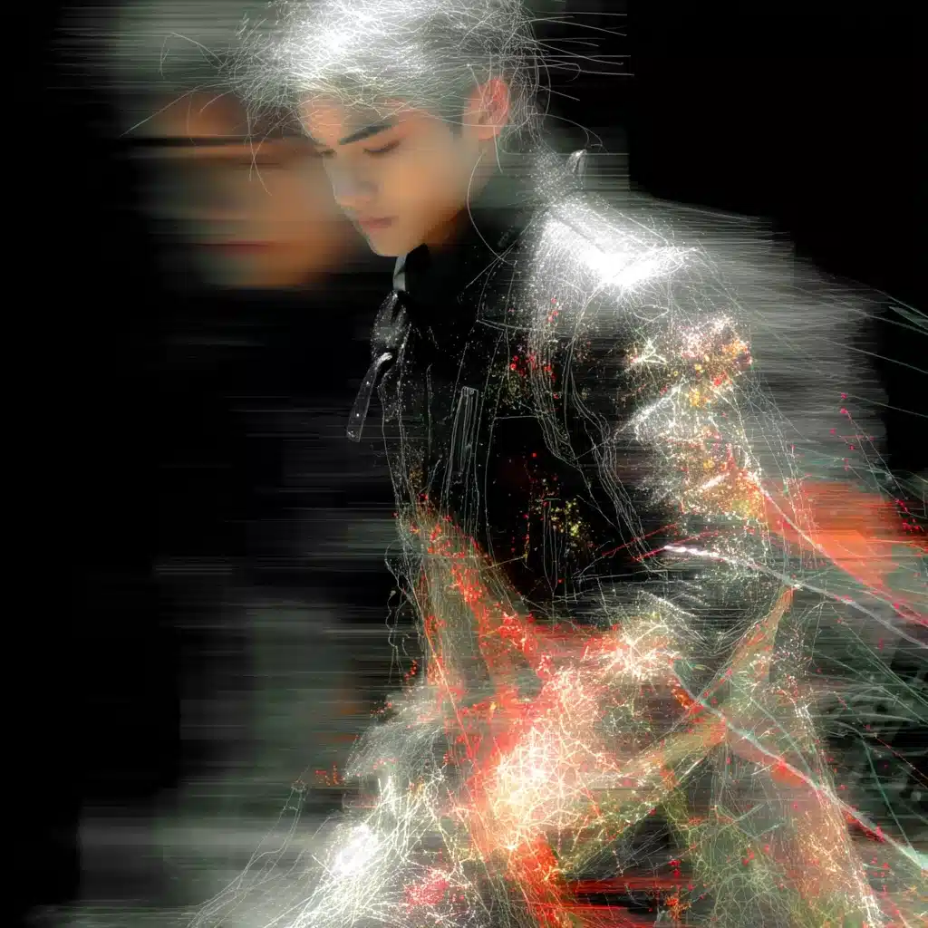 Yokai Transformation in Kintsugi Midjourney提示词