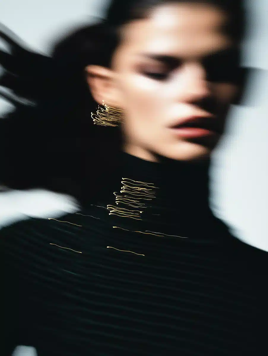 Vogue Editorial YSL Model Midjourney提示词