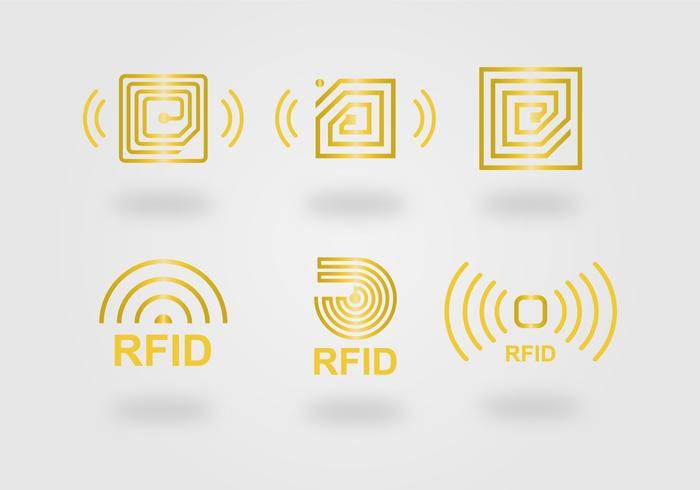 RFID图标矢量包