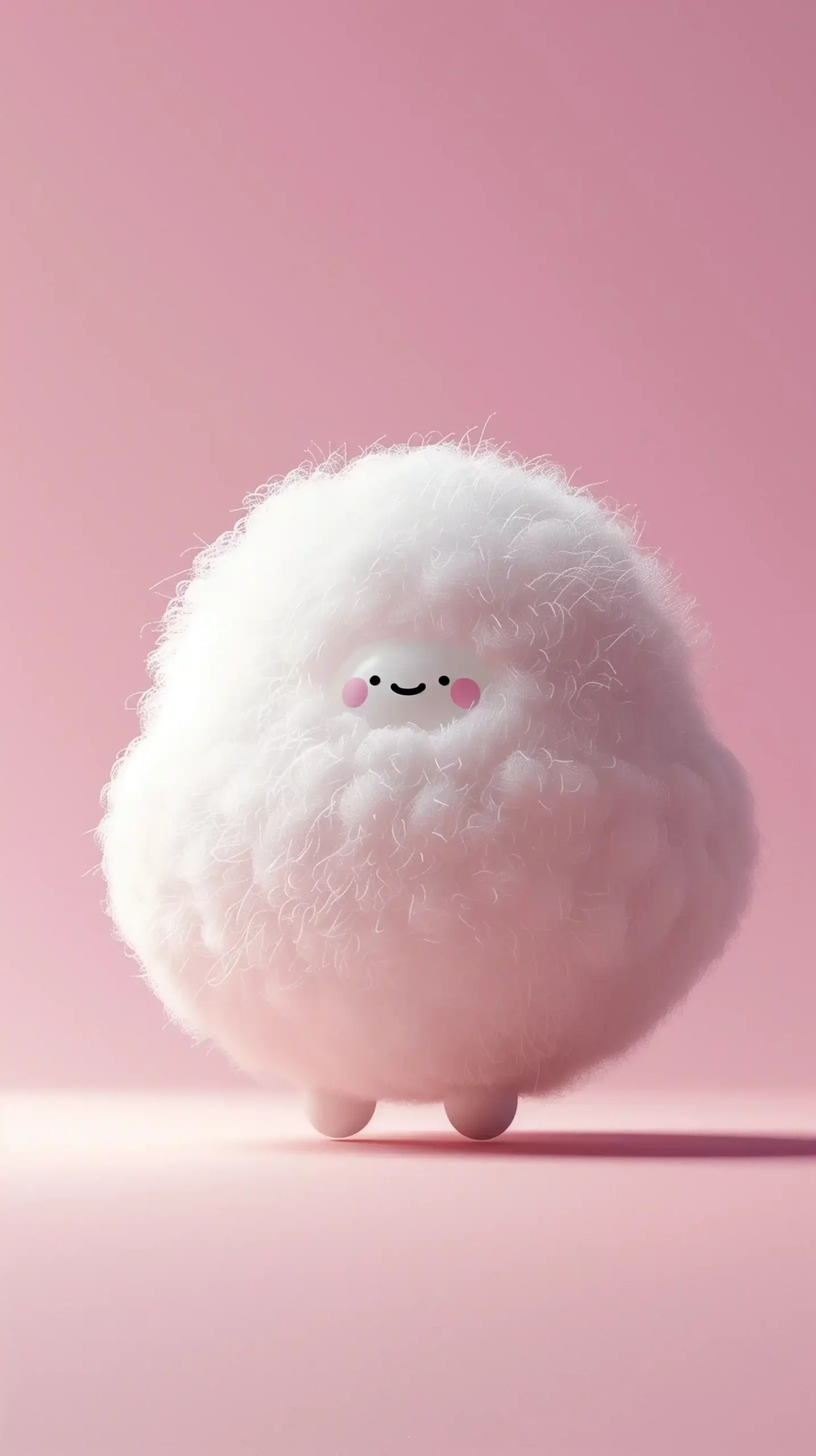 Minimalist Snow Yokai Felt Midjourney提示词