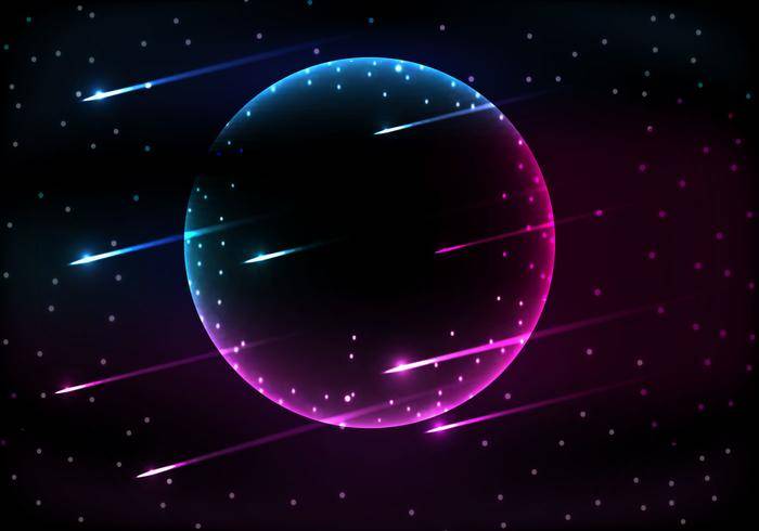 免费星夜矢量
