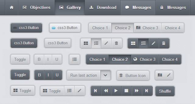 Bluefoose HTML CSS3 UI工具包