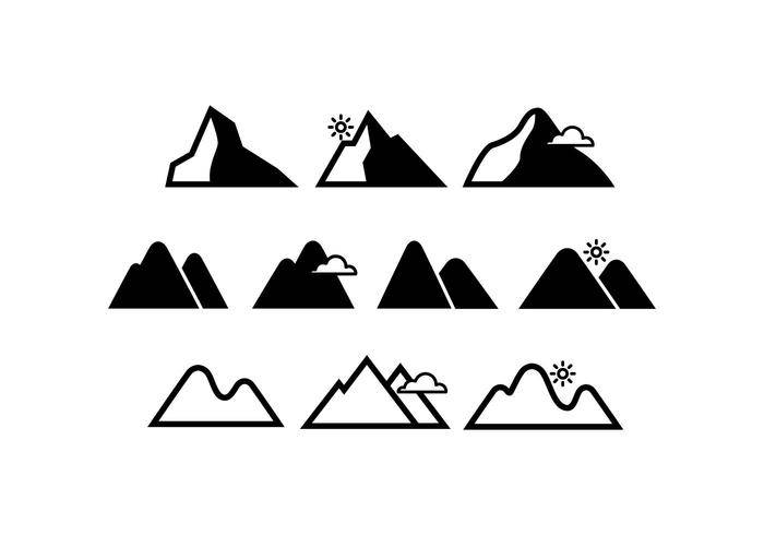 免费山图标矢量